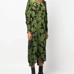 Henrik Vibskov Tomato Dress in Black Green Tomato